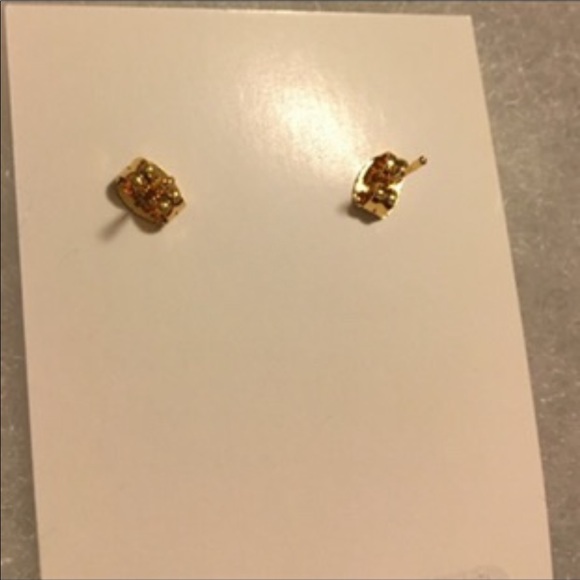 PURPLE PINK DRUZY STYLE EARRINGS  GOLD TONE POSTS - Picture 6 of 8